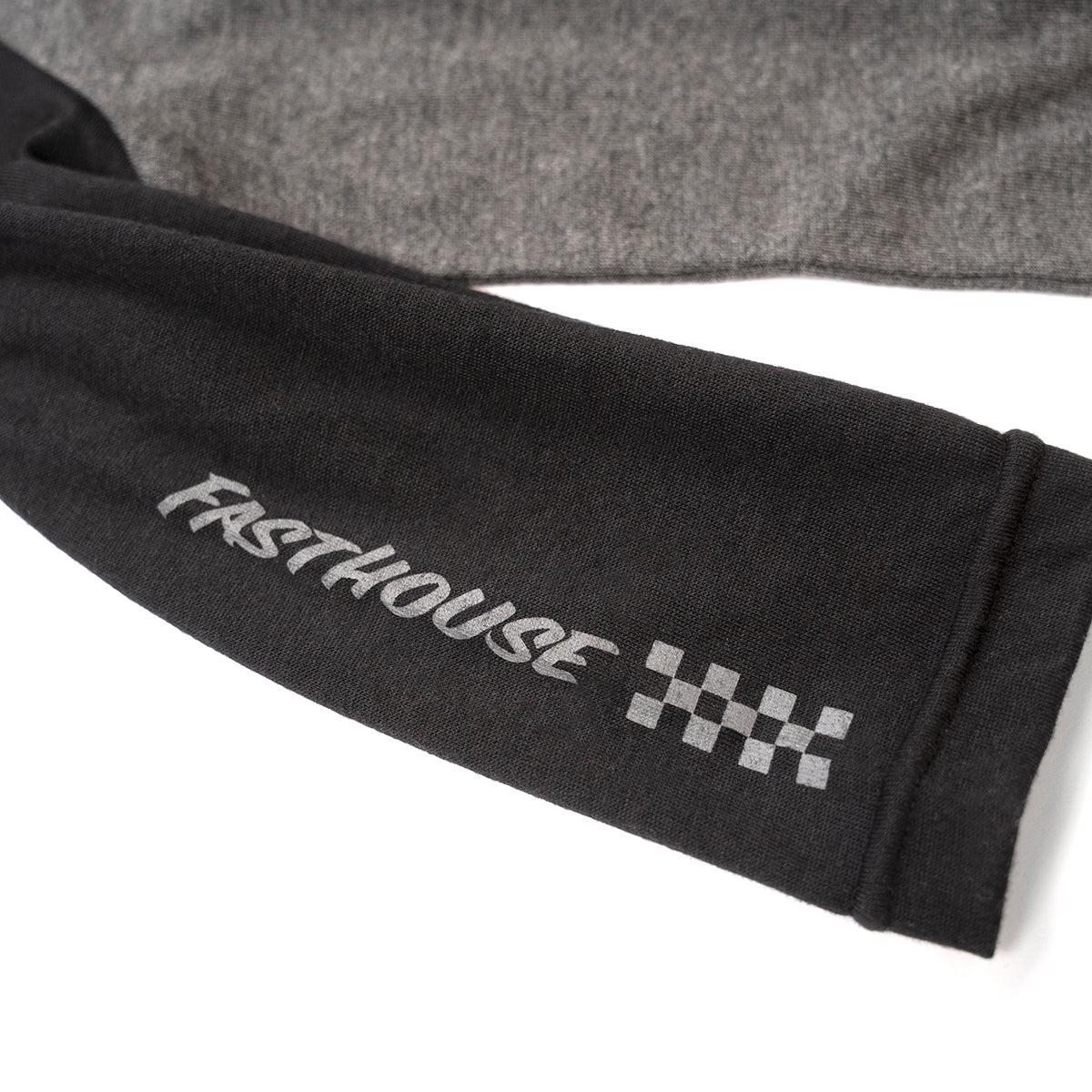 Swift Raglan Youth Tech Tee - Black/Charcoal Heather closeout