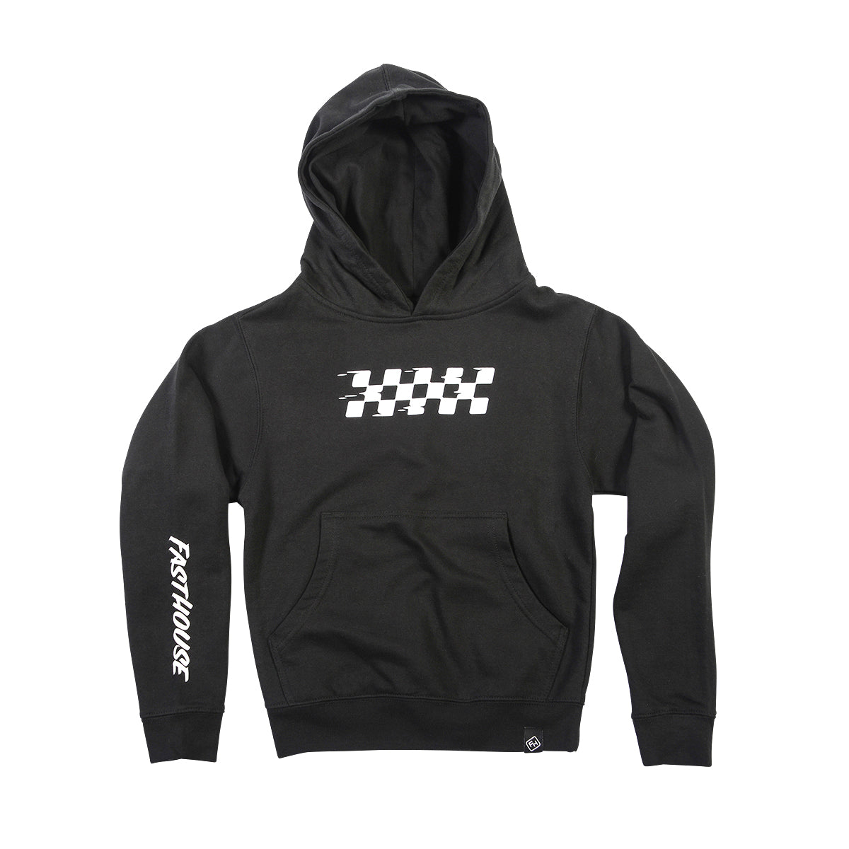 Vortex Youth Hooded Pullover - Black
