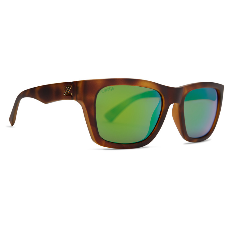 VonZipper Mode Polarized Sunglasses Tortoise Satin Fasthouse
