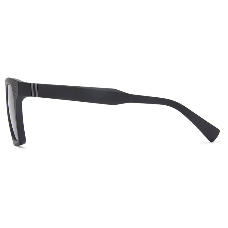 VonZipper Television Polarized Sunglasses - Black Satin/Vintage Gray Fasthouse