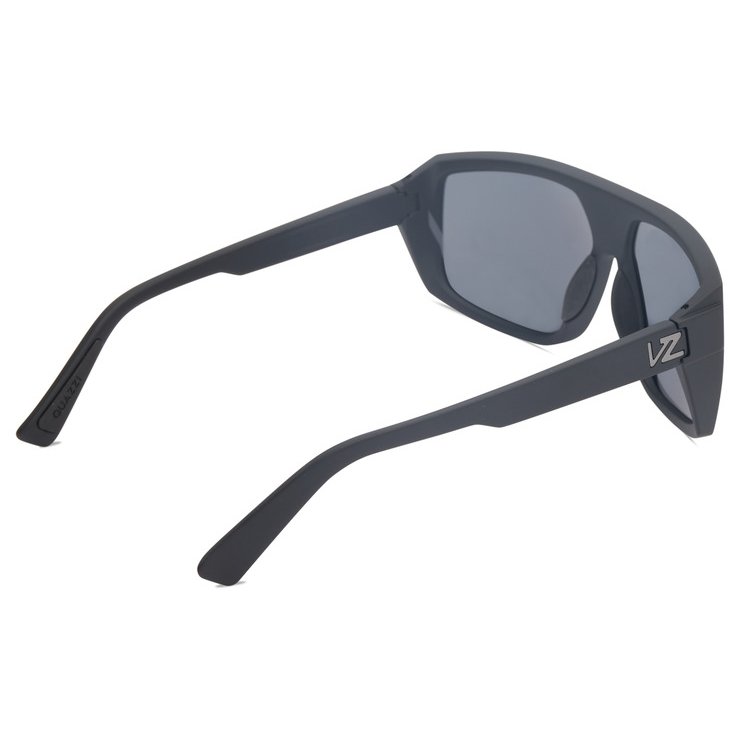VonZipper Quazzi Polarized Sunglasses - Black Satin/Vintage Gray Fasthouse