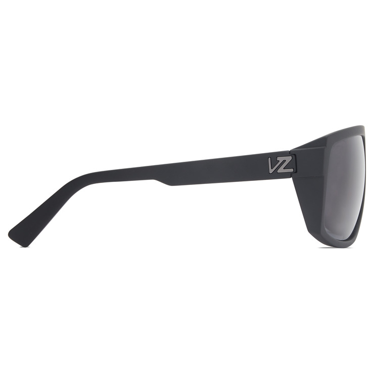 VonZipper Quazzi Polarized Sunglasses - Black Satin/Vintage Gray Fasthouse