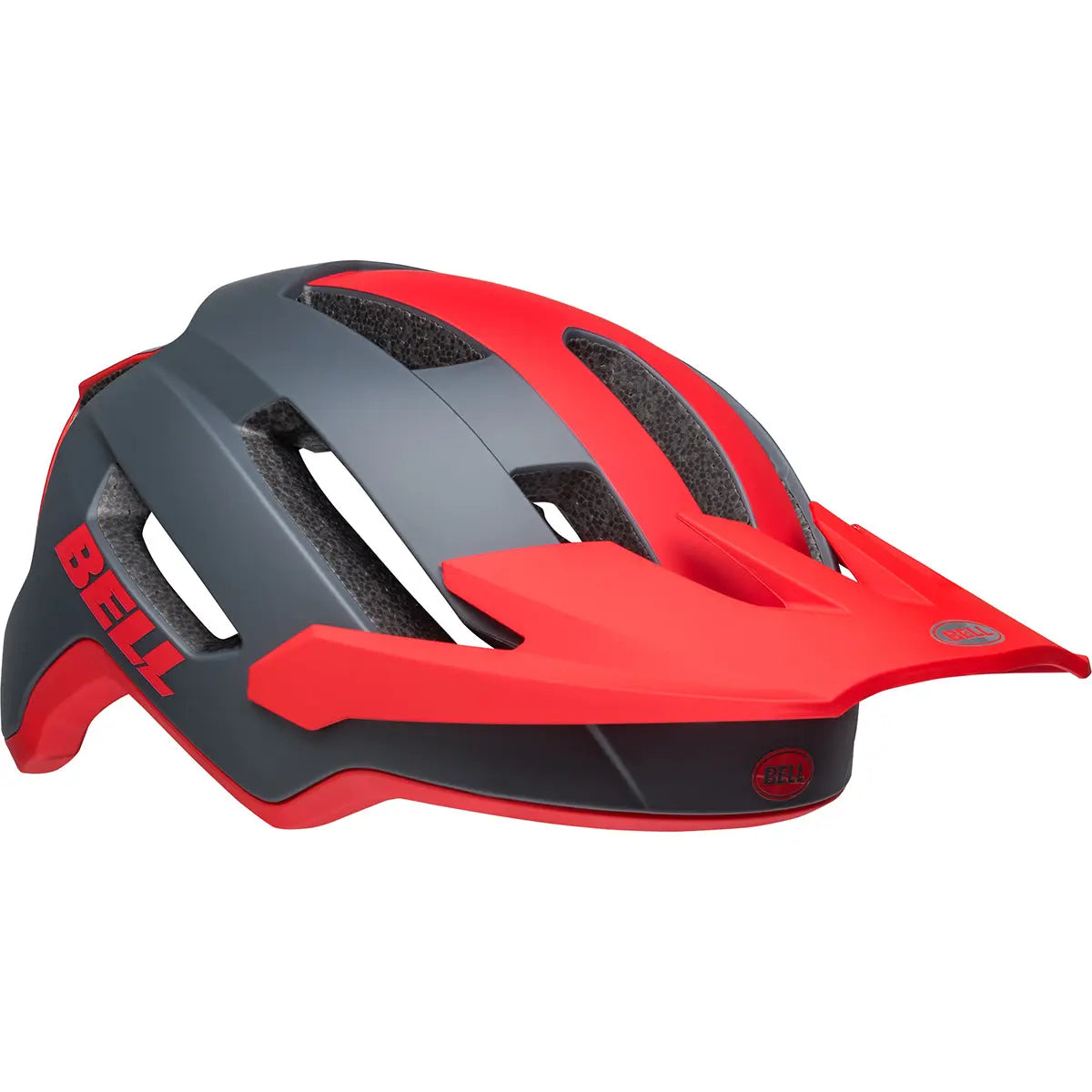 Bell 4Forty Air MIPS Helmet - Matte Gray/Red - Fasthouse