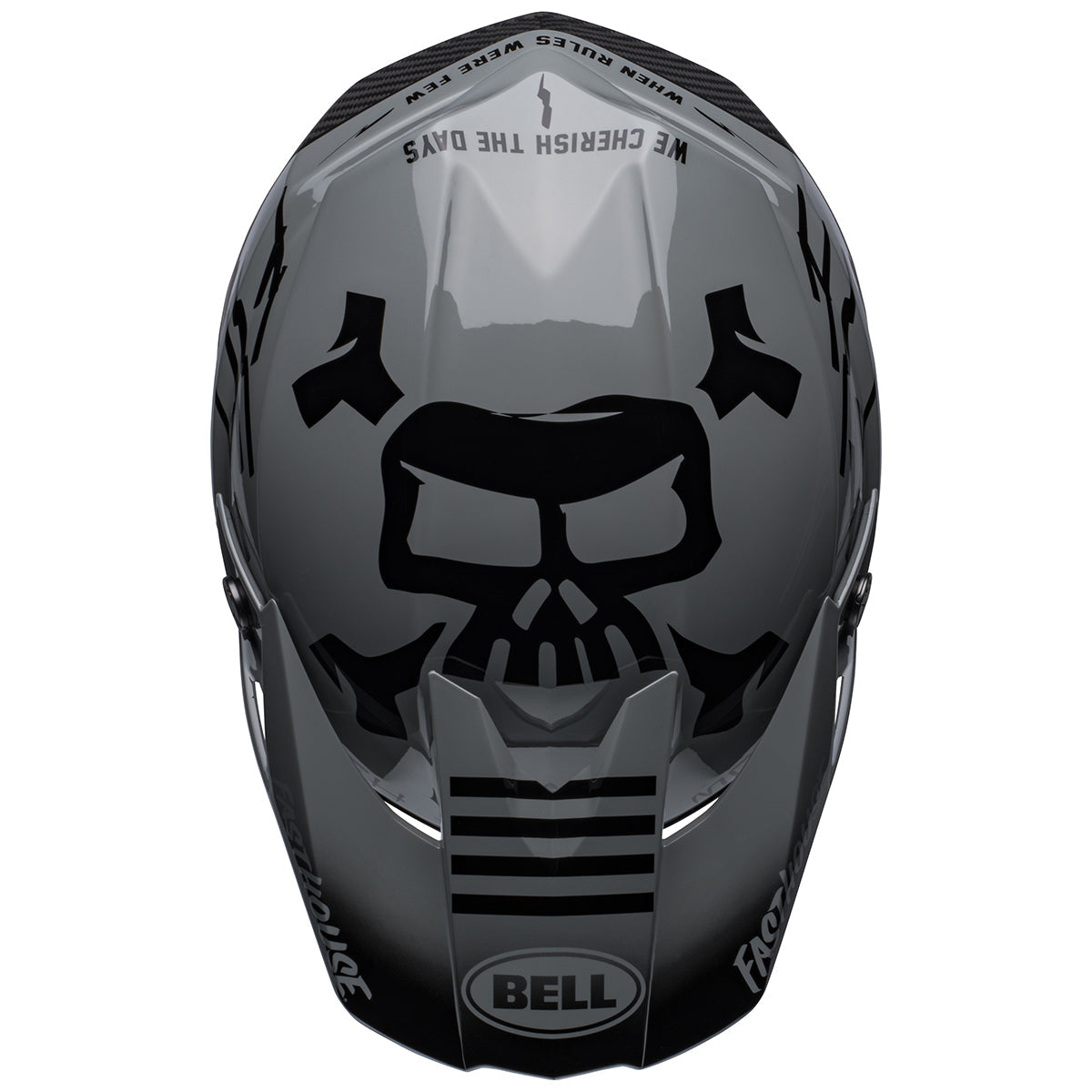Bell Moto-10 Spherical Fasthouse Limited Edition BMF Helmet - Gray/Black Fasthouse