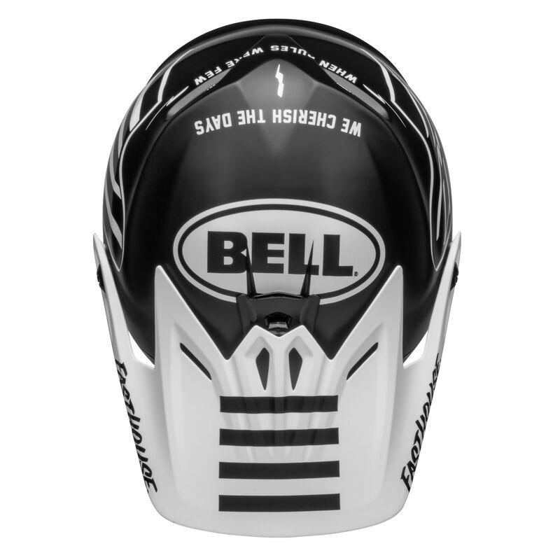 Bell Moto-9 MIPS Youth Helmet - Flying Colors Matte Black/White Fasthouse