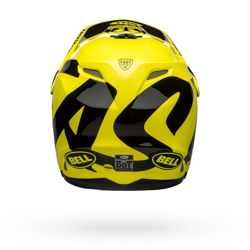Bell Moto-9 MIPS Newhall Youth Helmet - Hi-Viz/Black