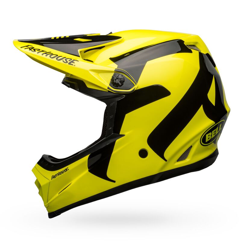 Bell Moto-9 MIPS Newhall Youth Helmet - Hi-Viz/Black