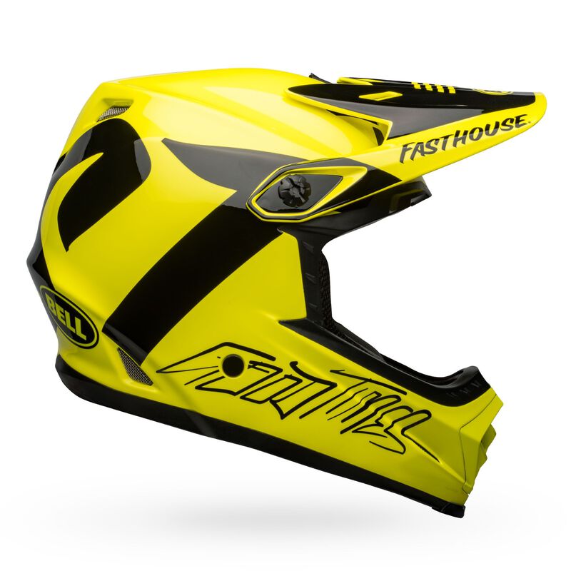 Bell Moto-9 MIPS Newhall Youth Helmet - Hi-Viz/Black