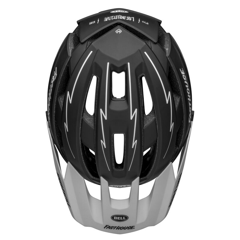 Bell Super Air R Spherical Helmet - Black/White