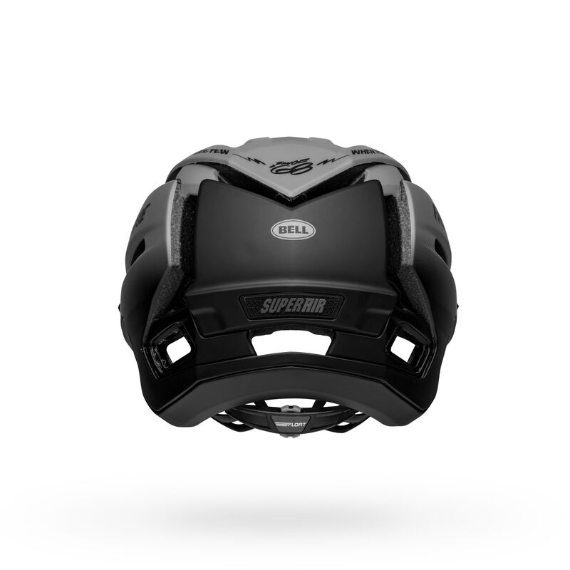 Bell Super Air R Spherical Helmet - Matte Gray/Black Fasthouse