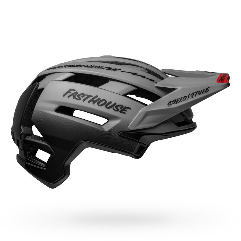 Bell Super Air R Spherical Helmet - Matte Gray/Black Fasthouse