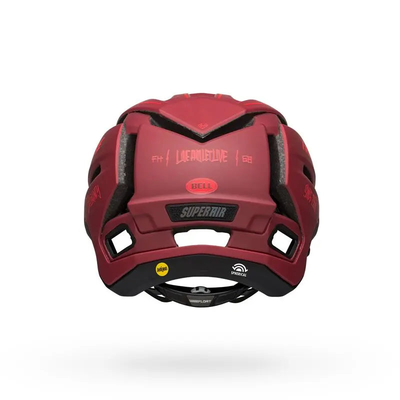 Bell Super Air Spherical - Matte Red/Black
