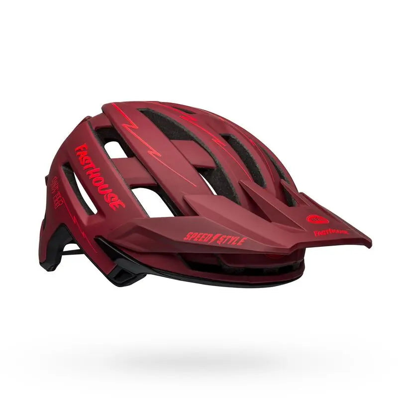 Bell Super Air Spherical - Matte Red/Black