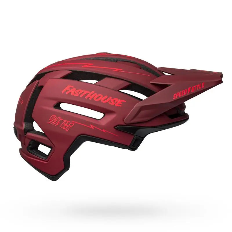 bike helmet red Bell Super Air Spherical - Matte Red/Black | MTB Helmet | Adult | S