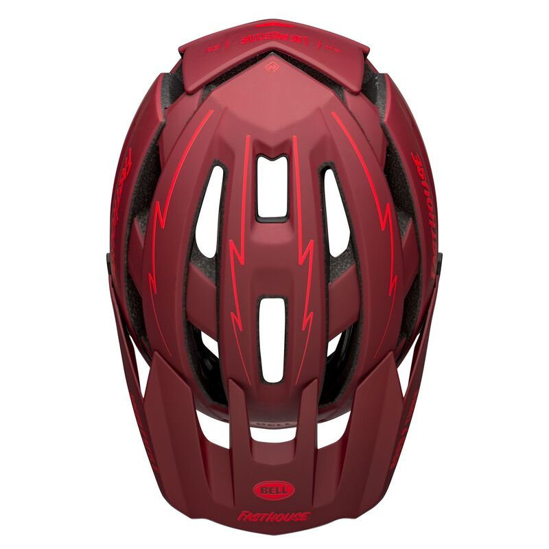 Bell Super Air Spherical - Matte Red/Black