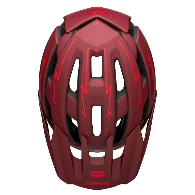 Bell Super Air Spherical - Matte Red/Black