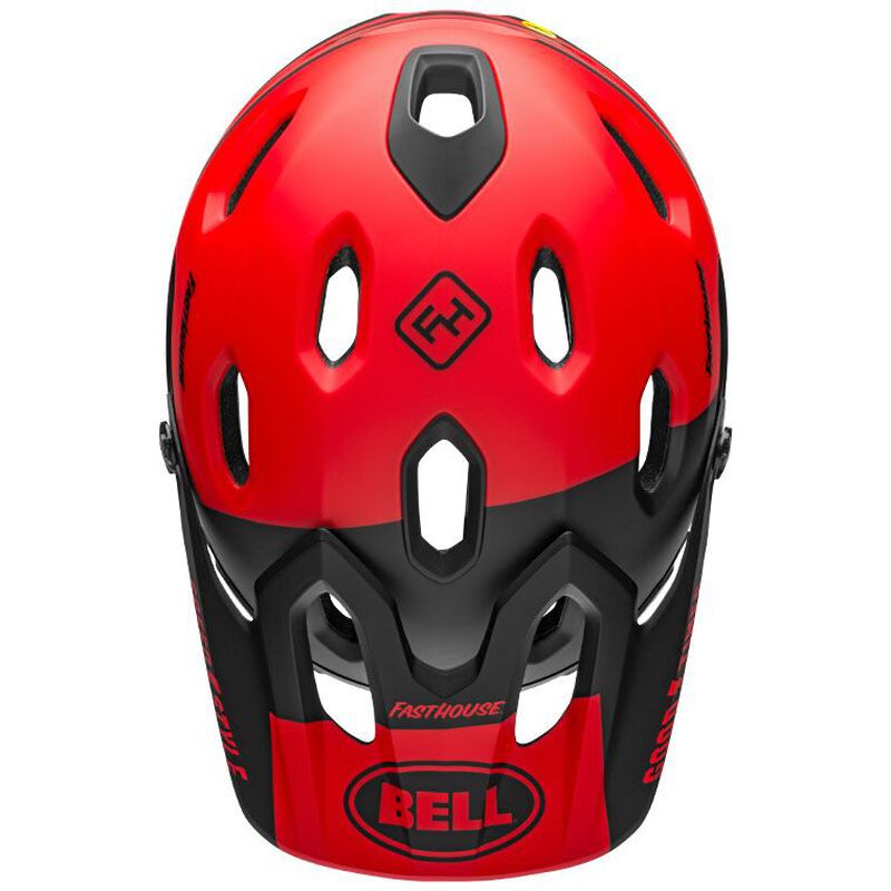 Bell Super DH MTB Helmet - Red / Black
