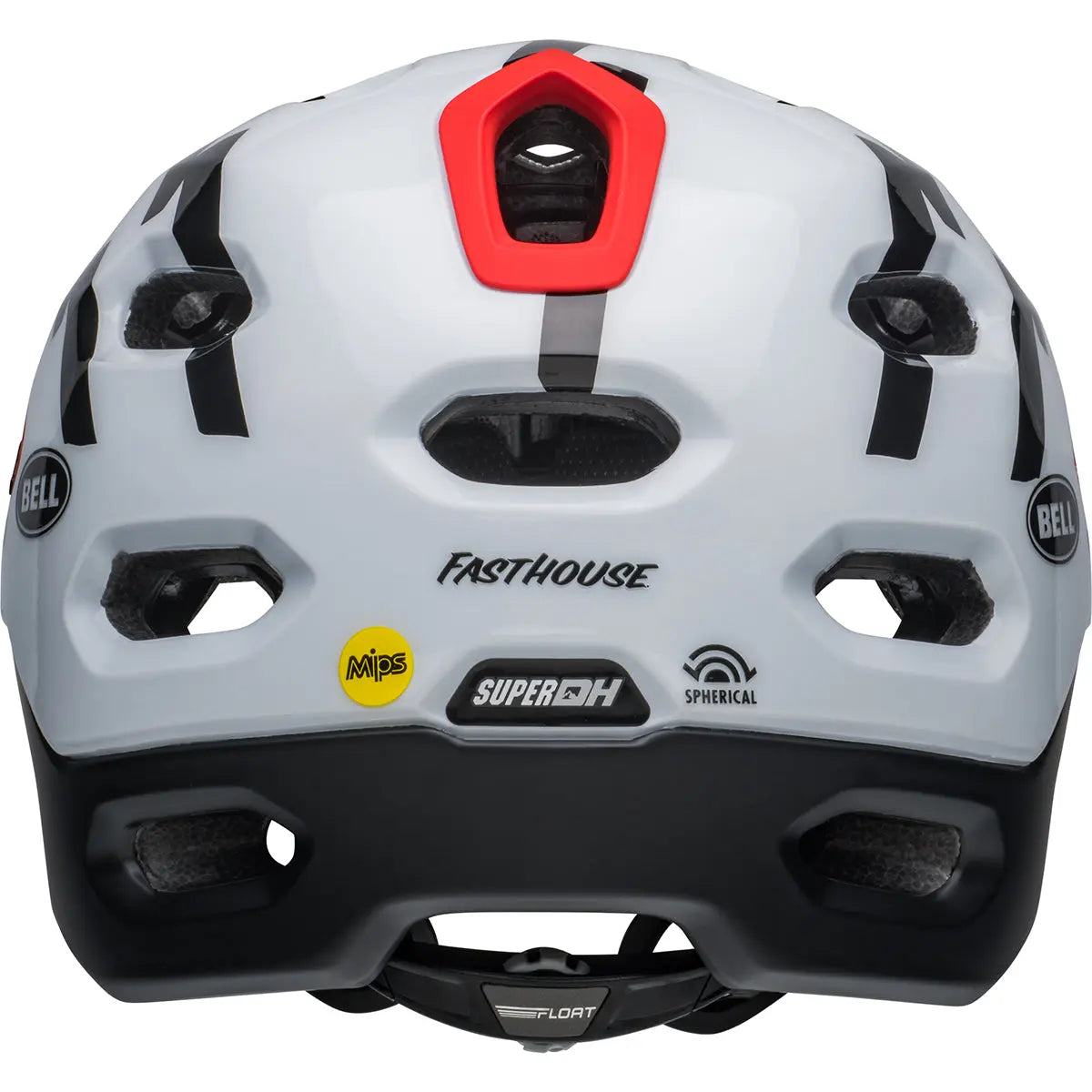 Bell Super DH Spherical MTB Helmet - Black/White - Fasthouse