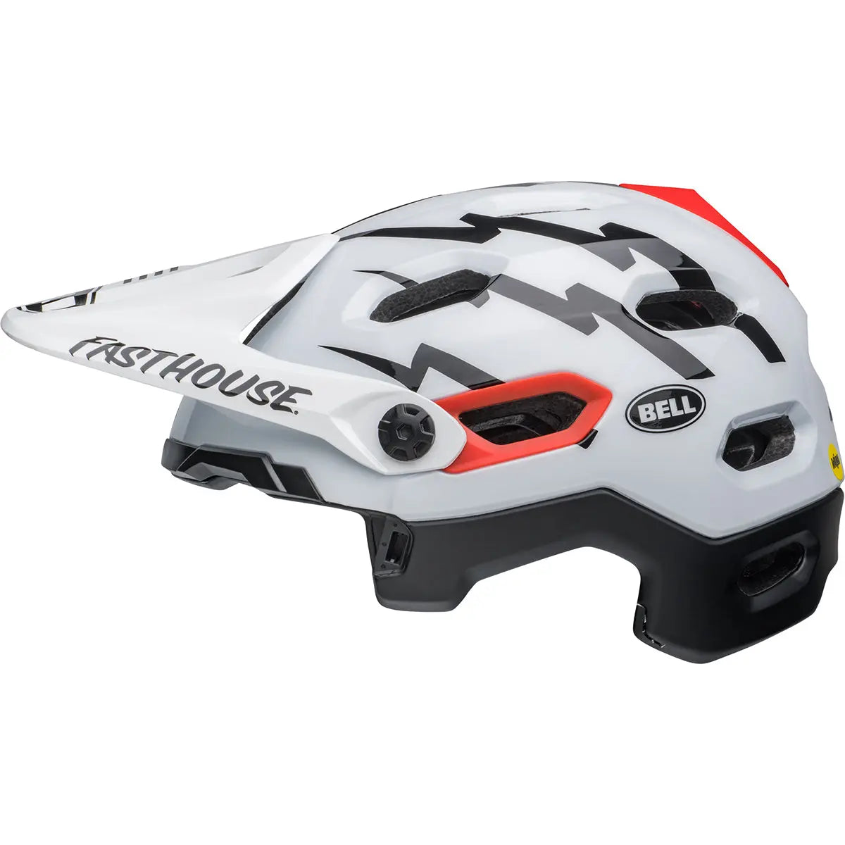 Bell Super DH Spherical MTB Helmet - Black/White - Fasthouse