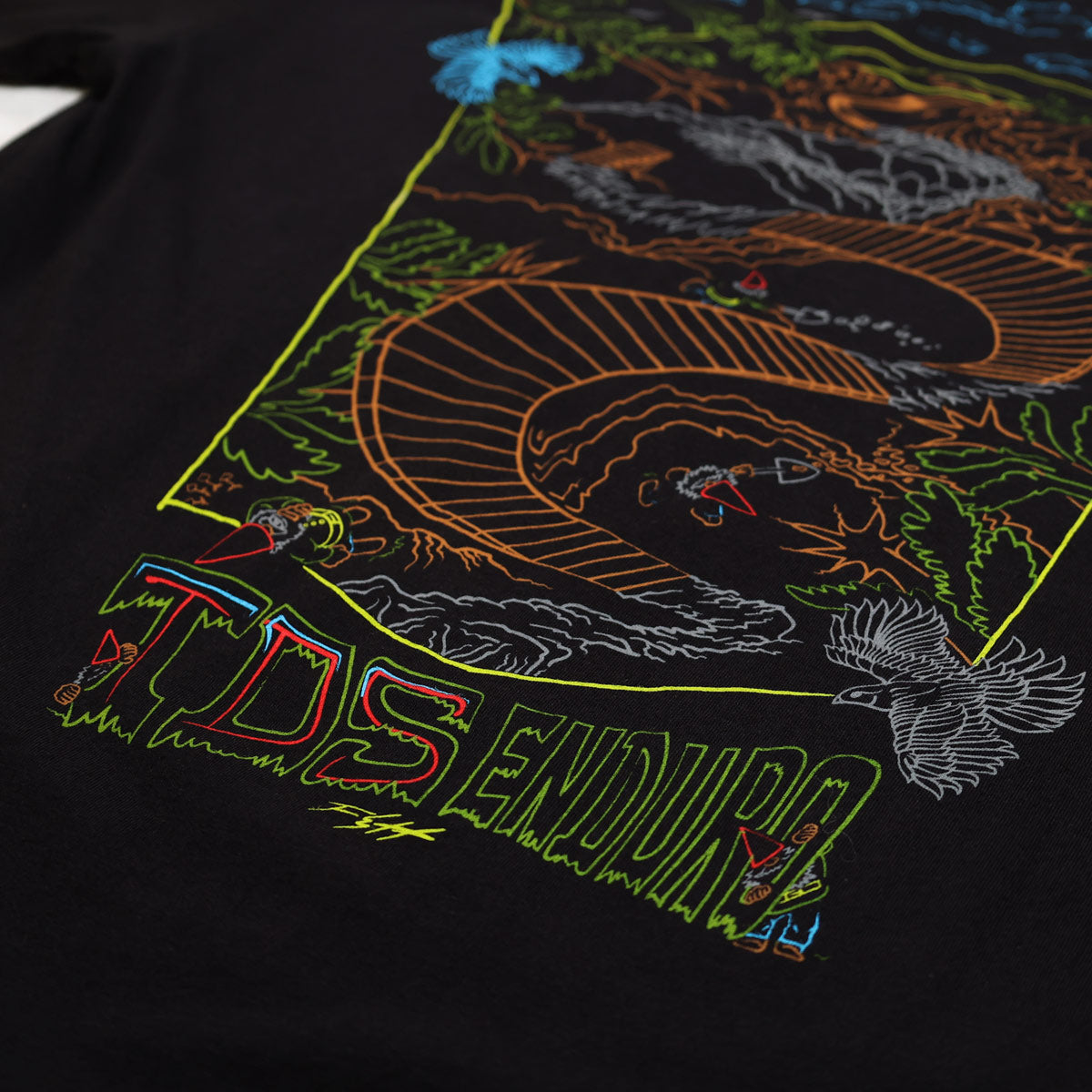 TDS Enduro Tee - Black closeout