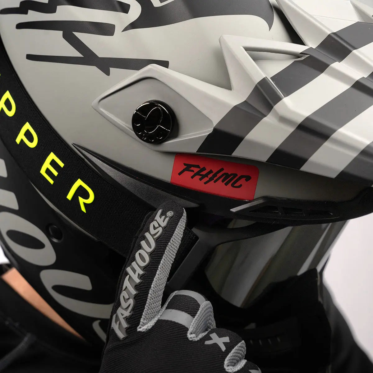Bell Moto-9S Flex Flying Colors - Gray/Black - Fasthouse