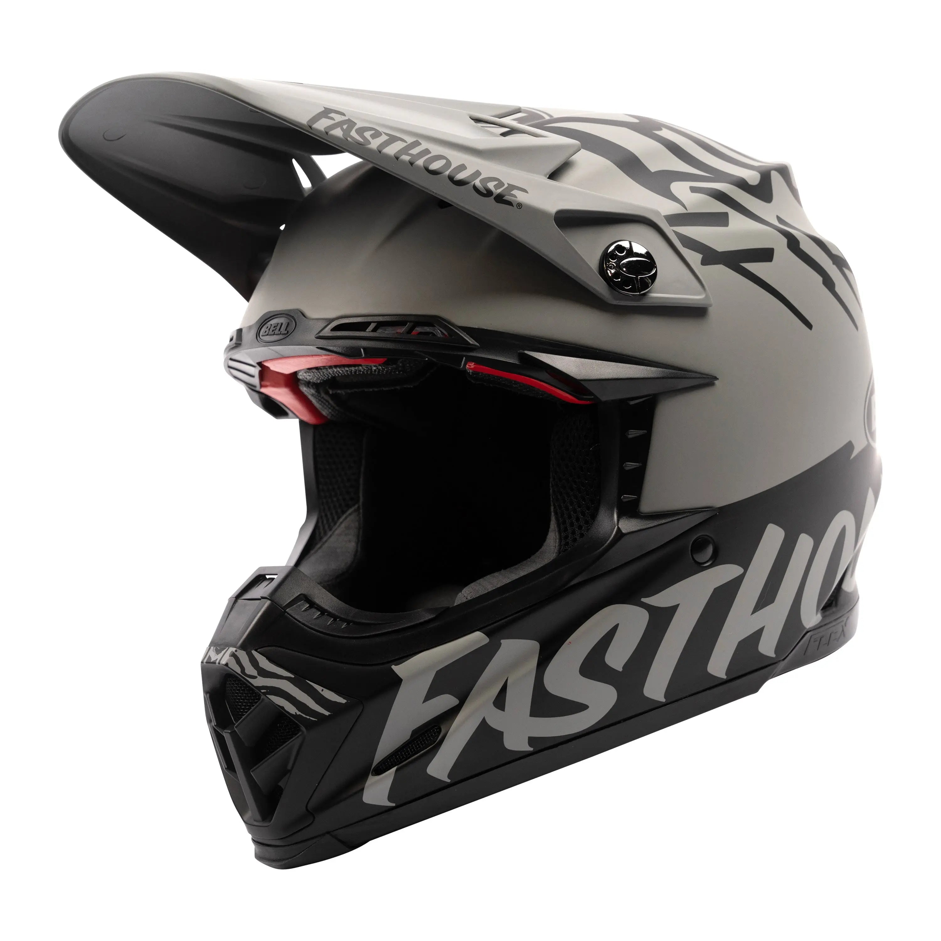 Bell Moto-9S Flex Flying Colors - Gray/Black - Fasthouse