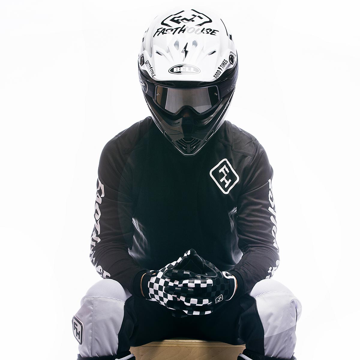 Fasthouse - MC / Bell Moto 9 Helmet - White