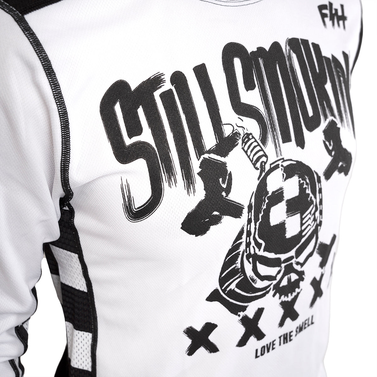 Still Smokin '22 Jersey - White/Black closeout