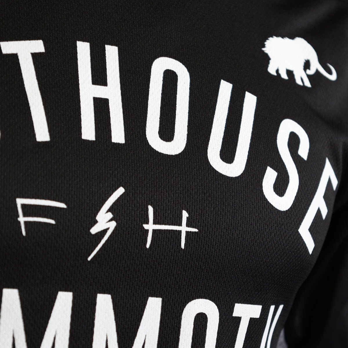 Mammoth Moto Crew Jersey - Black Closeout