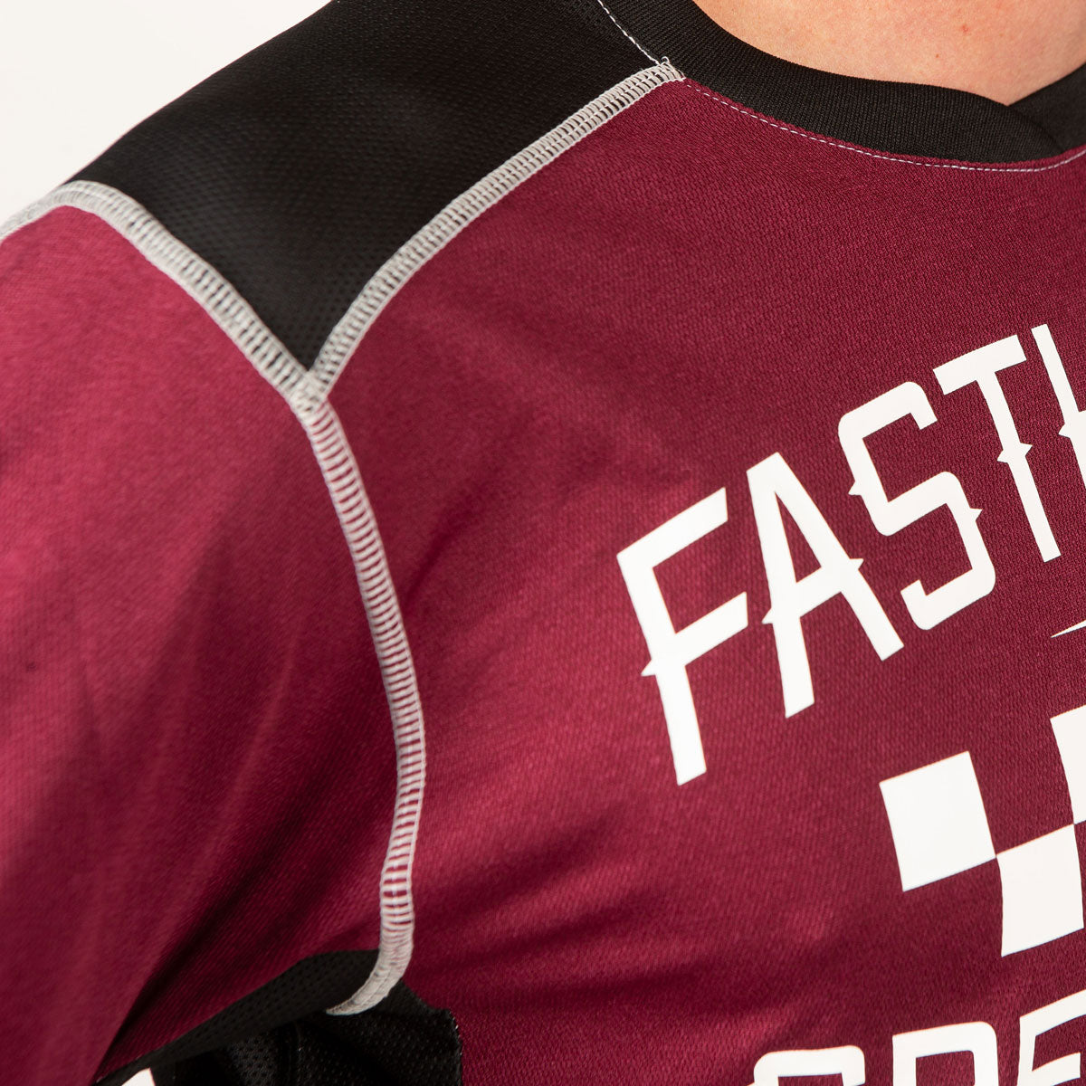 Alloy Roam LS Jersey - Heather Maroon