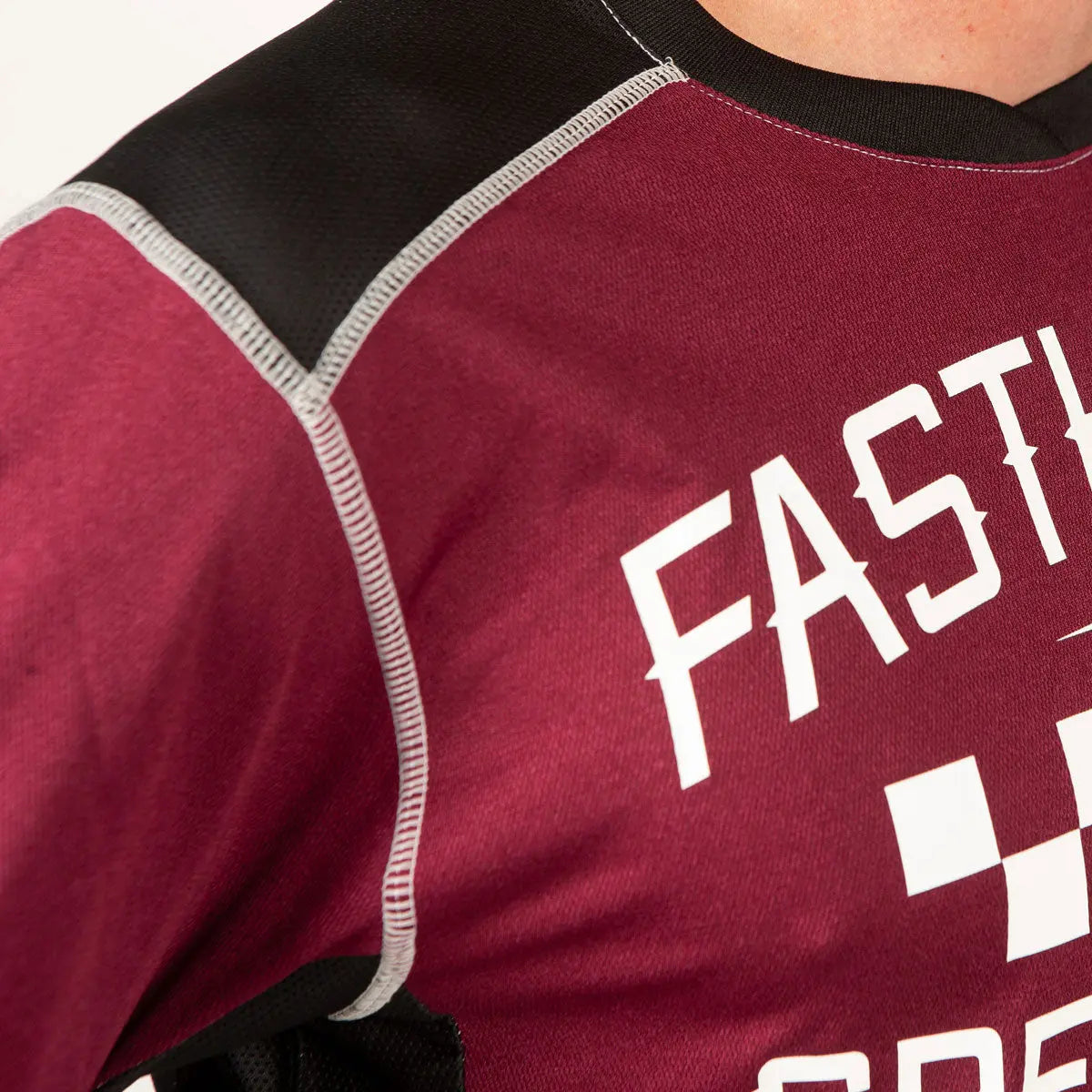 Alloy Roam LS Jersey - Heather Maroon