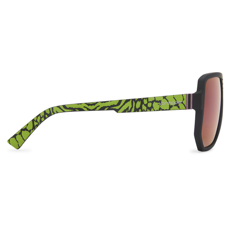 VonZipper Roller Sunglasses - Party Animals Lime/Chrome Fasthouse