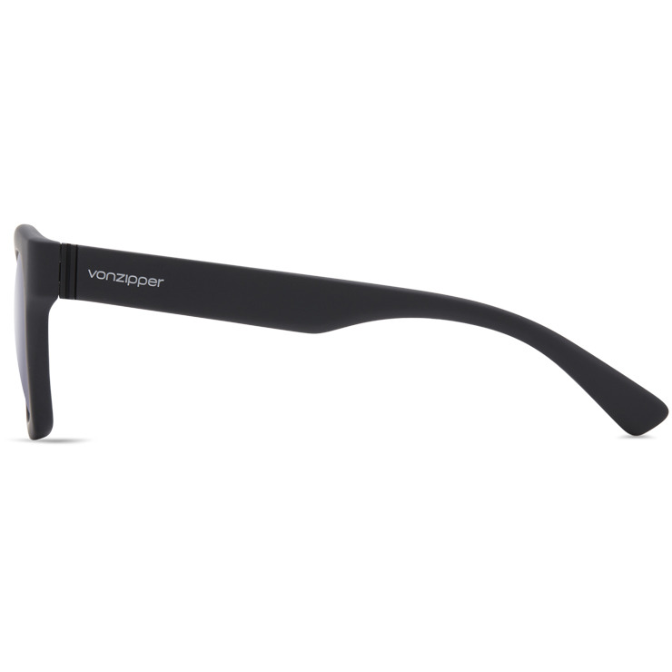 VonZipper Gabba Polarized Sunglasses - Black Satin/Vintage Gray closeout