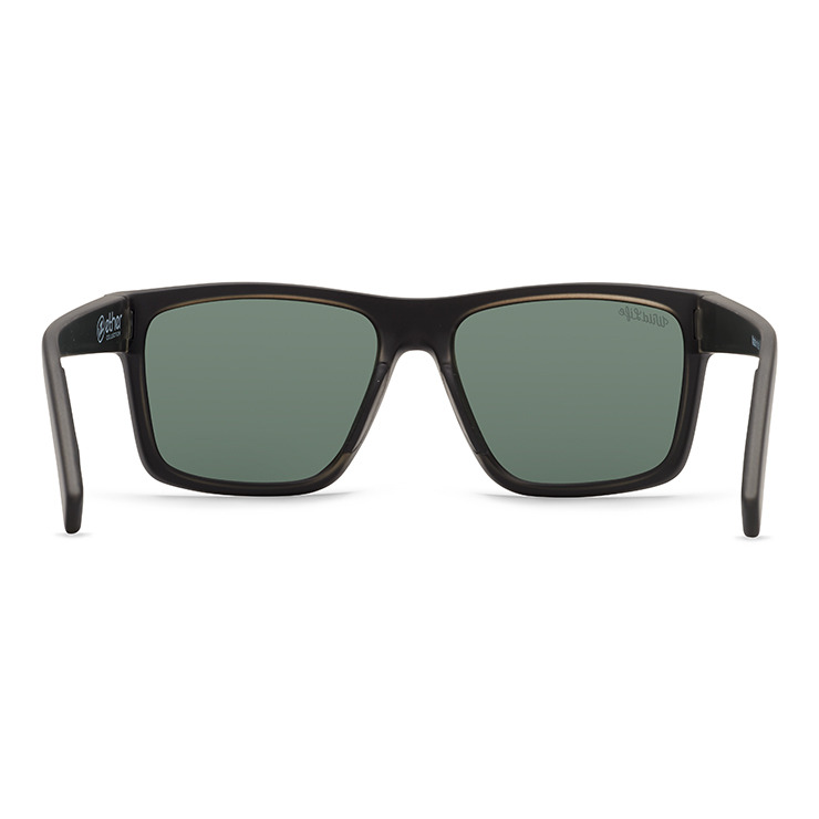 VonZipper Dipstick Polarized Sunglasses - Black Satin/Vintage Gray Fasthouse