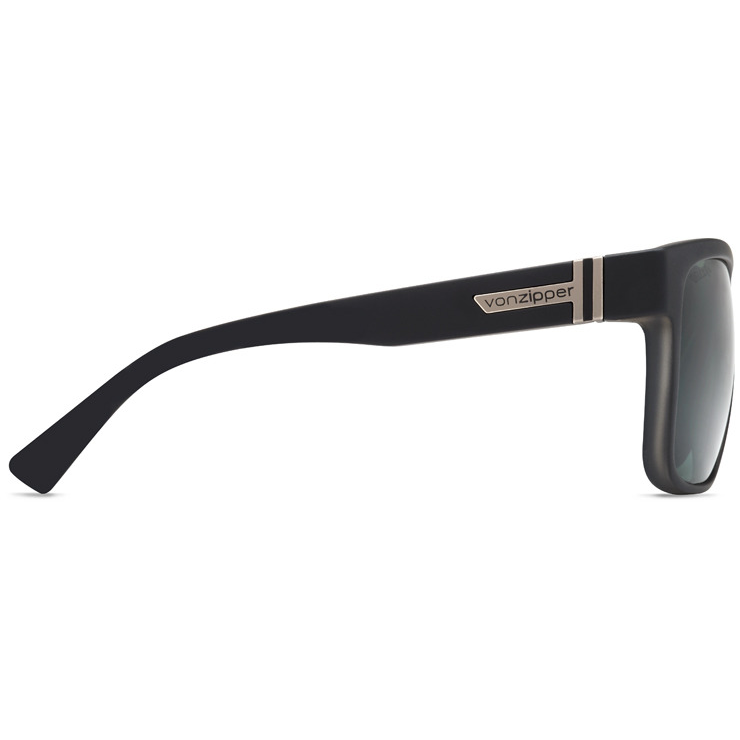 VonZipper Maxis Polarized Sunglasses - Black Satin/Vintage Gray Fasthouse