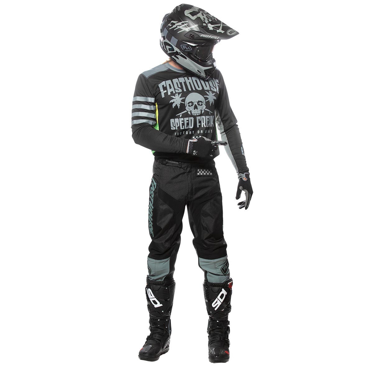Swell Jersey - Black/Charcoal; Grindhouse Black Pants