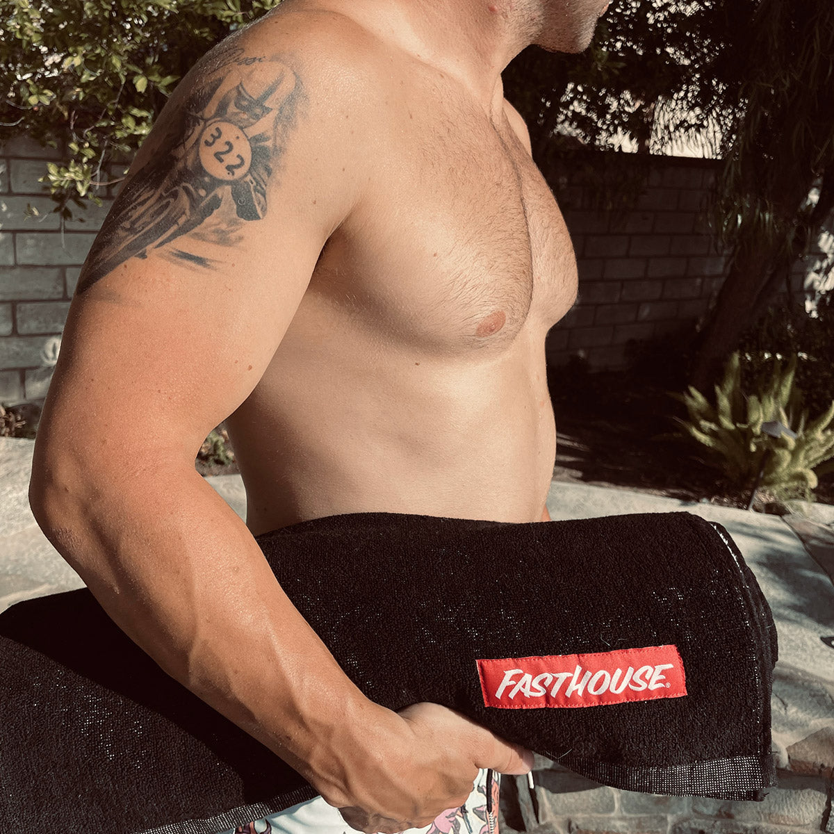 Good Times Beach Towel - Black