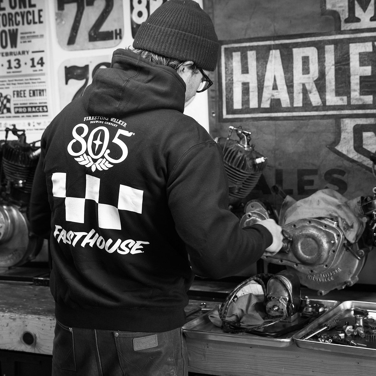 805 Foundation Hooded Pullover