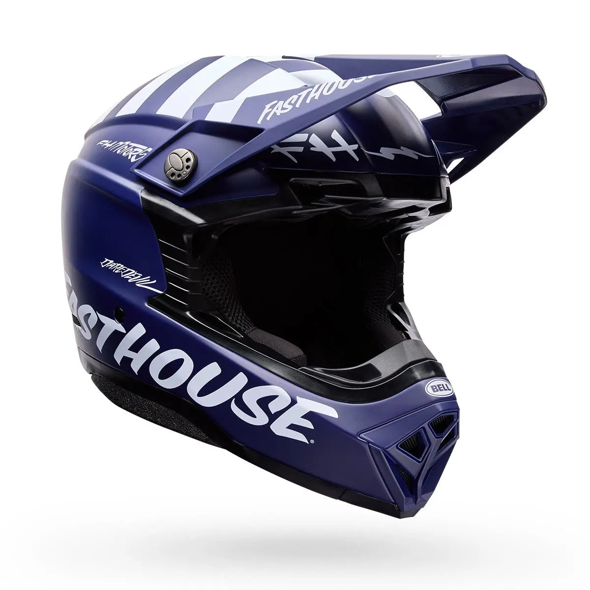 Bell Helmets Moto-10 MIPS Helmet Navy Fasthouse S Bell Helmets Moto-10 MIPS Helmet Navy Fasthouse S