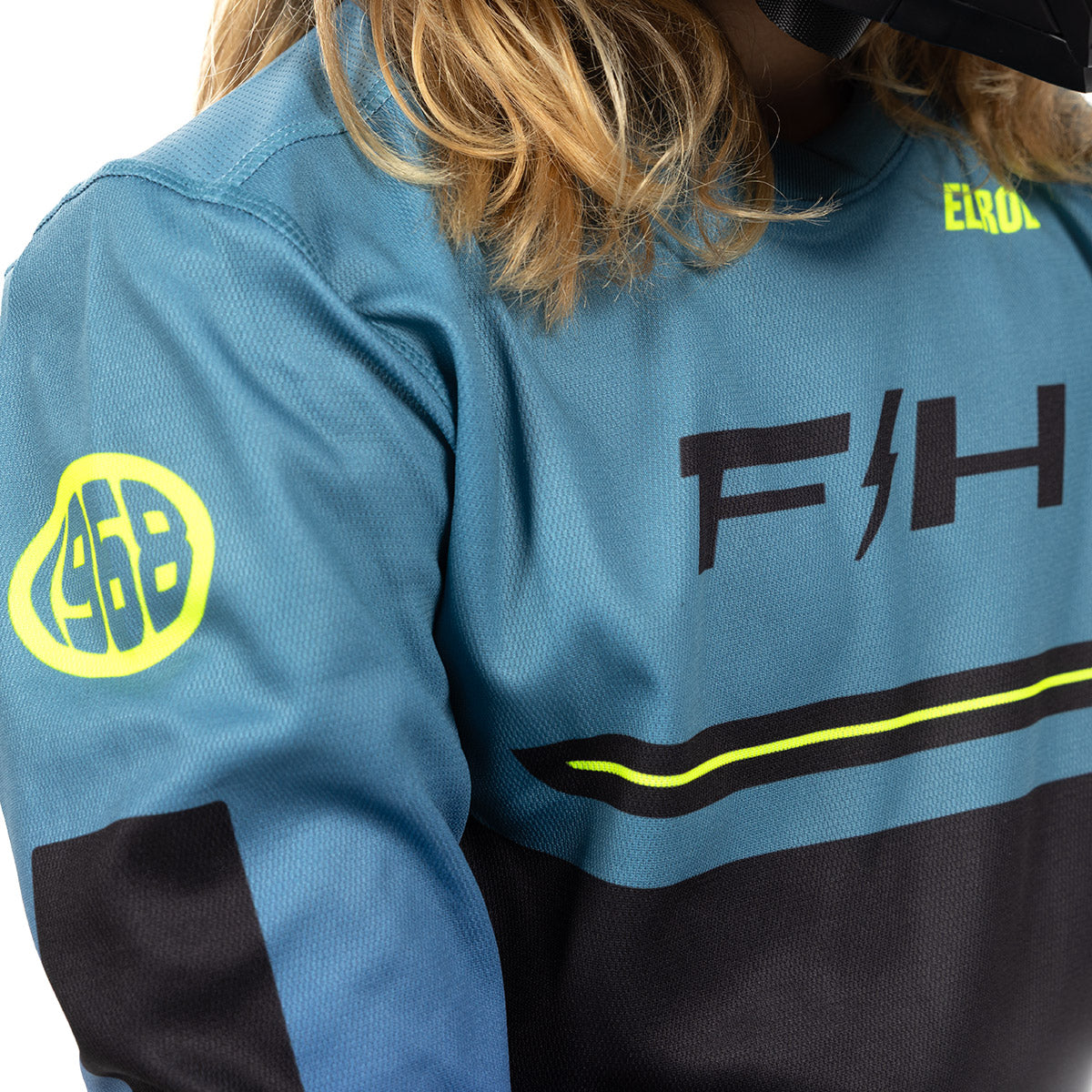 Elrod React Youth Jersey - Light Indigo / Black