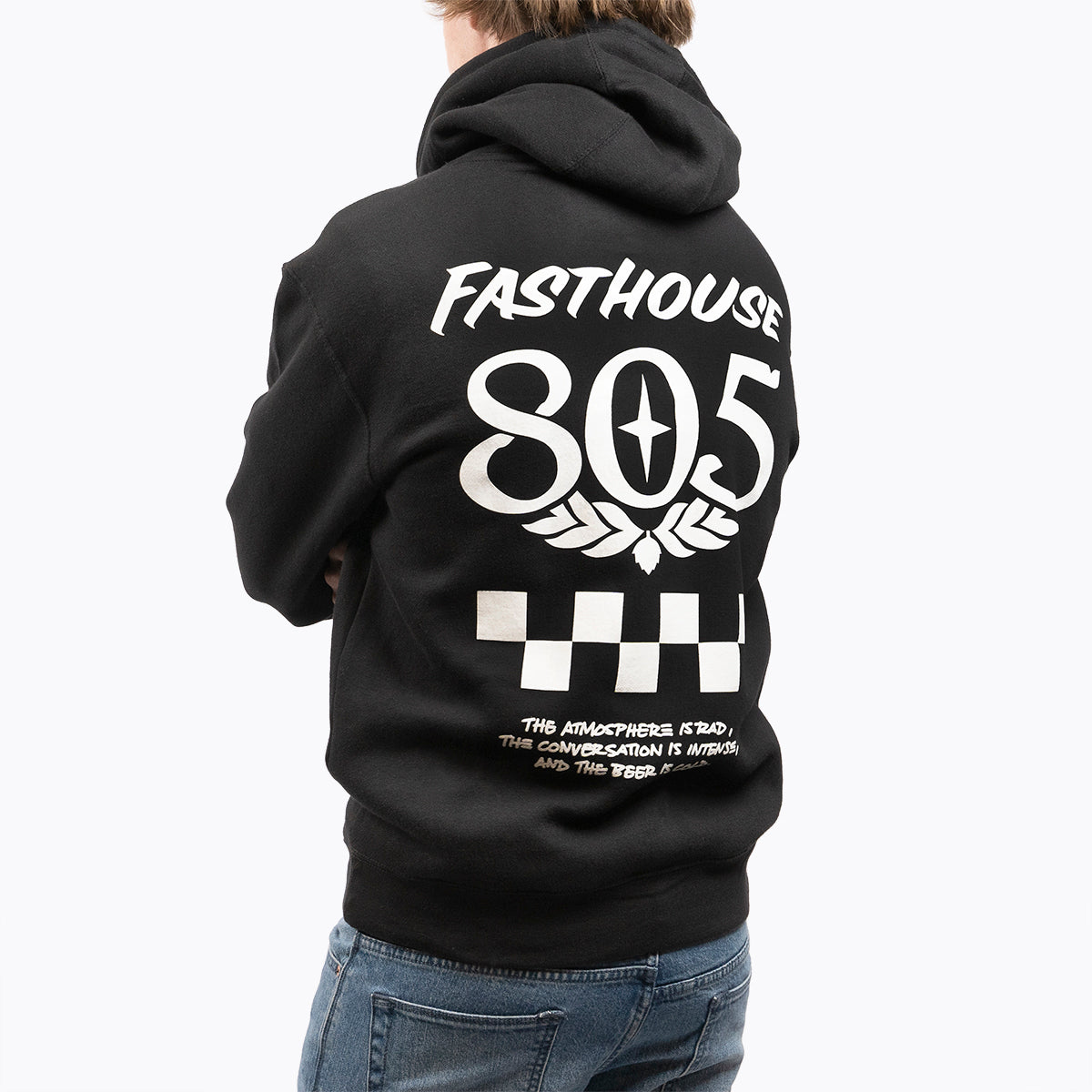 805 Atmosphere Hooded Pullover - Black