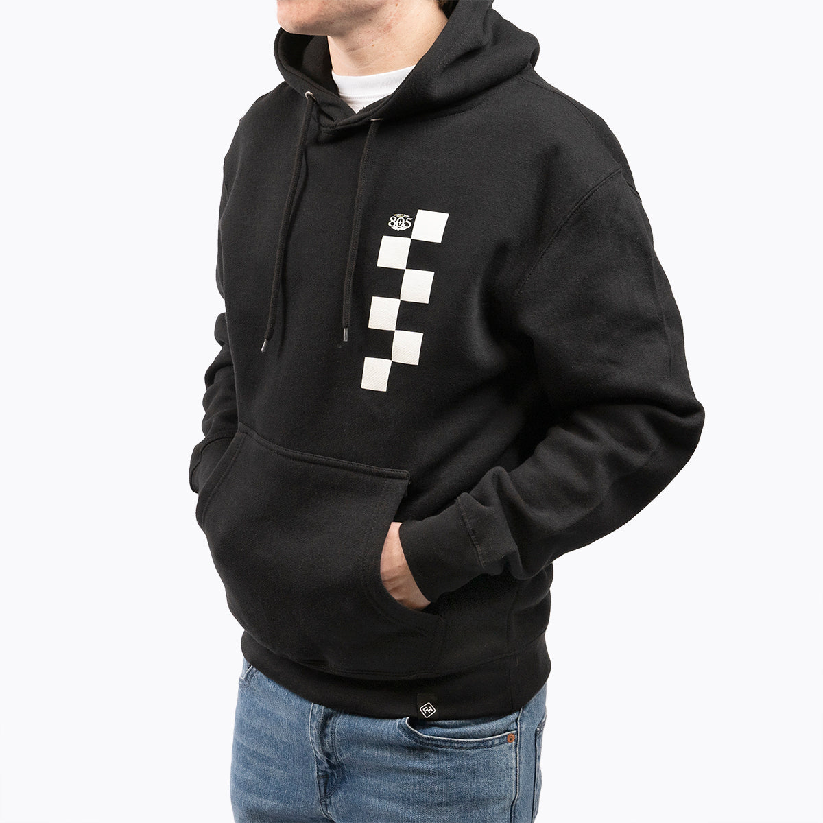 805 Atmosphere Hooded Pullover - Black