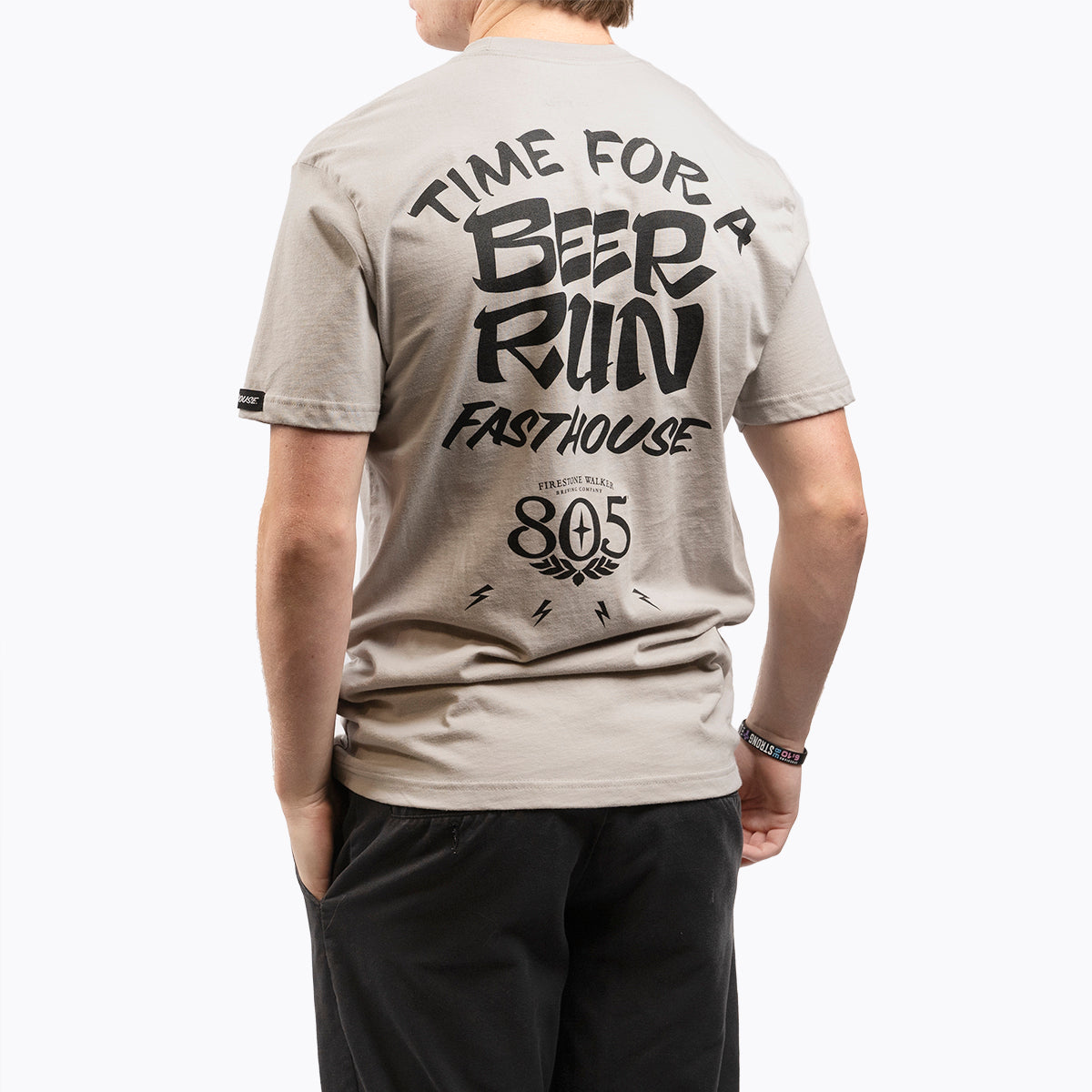 805 Beer Run Tee - Light Gray