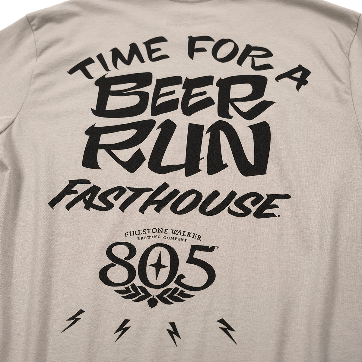 805 Beer Run Tee - Light Gray