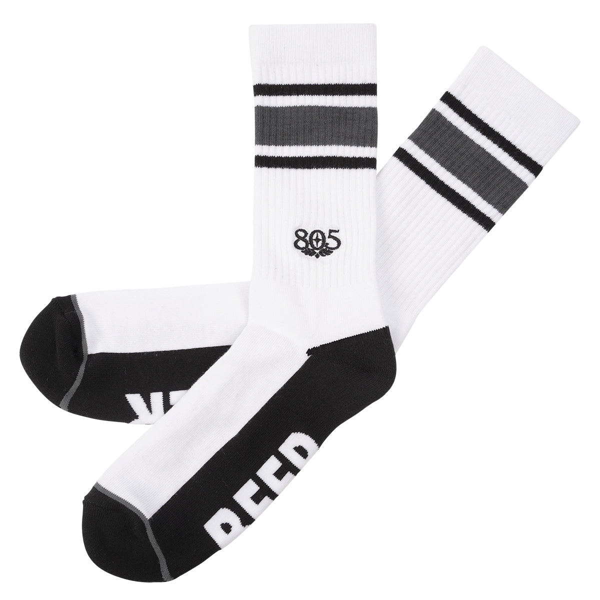 805 Brew Sock - White/Black