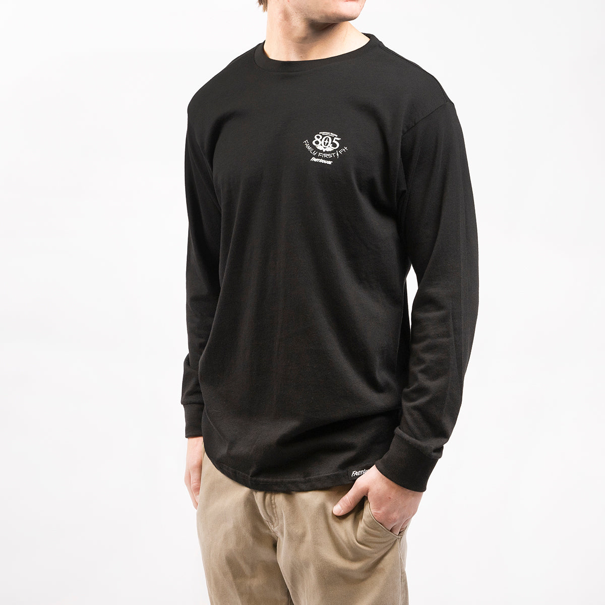 805 Family First Long Sleeve Tee - Black