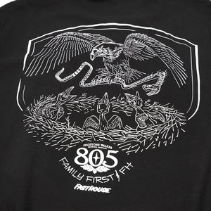 805 Family First Long Sleeve Tee - Black