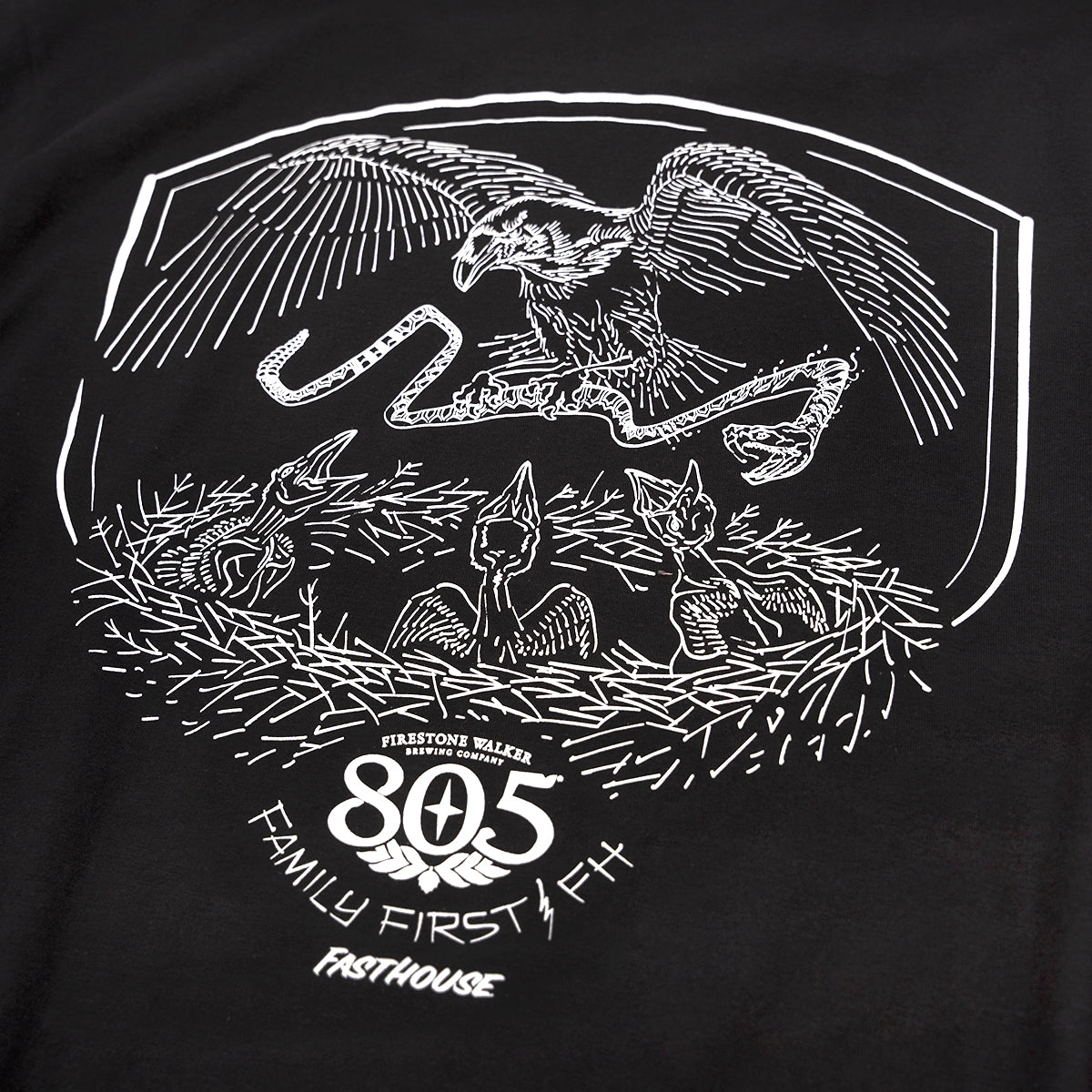 805 Family First Tee - Black