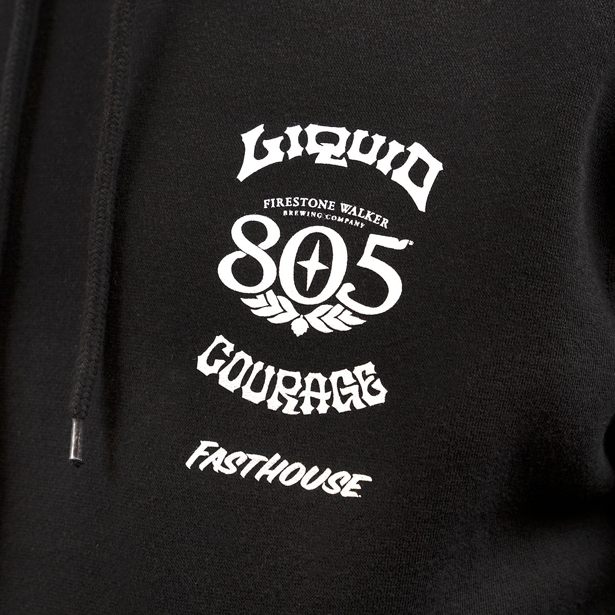 805 Liquid Courage Hooded Pullover - Black