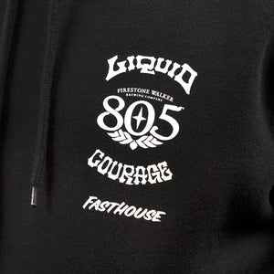 805 Liquid Courage Hooded Pullover - Black